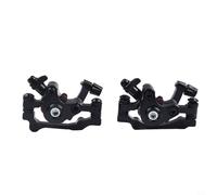 Belnotelt Étrier de frein à disque mécanique pour VTT, construction en métal de qualité pour une utilisation avant ou arrière, pièce de rechange facile à installer pour la sécurité du vélo (avant +