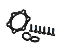 Belnotelt Kit de conversion d'adaptateur de moyeu de vélo, pour Boost 15 x 100 mm à 110 mm avant et 12 x 142 mm à 148 mm, noir (arrière avec logo)
