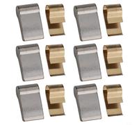Belnotelt Kit de ressorts et pattes de moyeu de vélo en acier inoxydable, pièces de rechange avec 3 ou 6 ensembles pour réparation et entretien des roues de vélo 3 lot de 3)