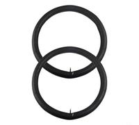 Belnotelt Lot de 2 chambres à air de 61 cm en caoutchouc robuste pour VTT et vélos électriques pour terrains accidentés, lot de deux chambres à air noires pour équipement de cyclisme