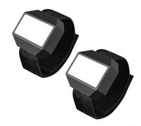 Belnotelt Lot de 2 supports magnétiques pour outils de poignet, bracelets porte-vis pour embouts d'écrous, bracelets réglables en tissu Oxford pour charpentiers, électriciens, bricolage, accès rapide