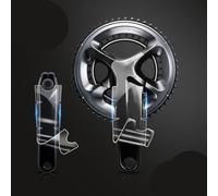 Belnotelt Lot de 3 autocollants anti-collision pour manivelle de vélo SRAM Red/Force/Shimano DA/UT/105/Tiagra, film TPH de qualité, 3 pièces par lot (B)