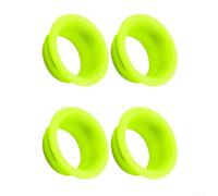 Belnotelt Lot de 4 bagues de serrage colorées pour étriers MT5 MT7 à 4 pistons, housses décoratives, design en plastique léger pour personnaliser votre conduite (vert clair)