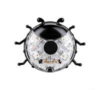 Belnotelt Lumières de roue de vélo : lumières LED avec plusieurs modes, accessoires de cyclisme en alliage d'aluminium résistant à l'eau pour une sécurité accrue (transparent)