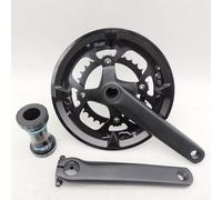 Belnotelt Pédalier de vélo de route en alliage d'aluminium 48/32T avec pédalier, pour système Hollowtech 165 mm, 170 mm, 175 mm, bras de manivelle léger (165 mm)