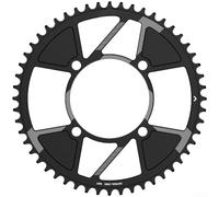 Belnotelt Plateau étroit et large 104BCD pour VTT - Kit de conversion à vitesse unique - Design à dents positives-négatives en alliage d'aluminium pour un cyclisme sécurisé - Noir - Options 40T-52T