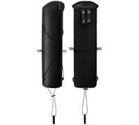 Belnotelt Sac de rangement ultraléger pour bâtons de randonnée pliable | Support de bâton avec sangles réglables pour gilet de course à pied, sac à dos, accessoire d'extérieur en nylon pour camping