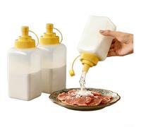 Belnotelt Solution de stockage d'épices pour sel, farine, sucre avec joint hermétique et bec verseur pour éviter les déversements et les déchets (1000 ml)