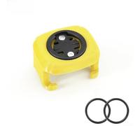 Belnotelt Support de caméra d'ordinateur intégré en ABS pour vélo pliable Brompton assure une vision claire et un positionnement centré et une fixation fiable au cadre (jaune)