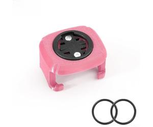 Belnotelt Support de caméra d'ordinateur intégré en ABS pour vélo pliable Brompton assure une vision claire et un positionnement centré et une fixation fiable au cadre (rose)