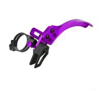 Belnotelt Support de conversion de dérailleur avant de vélo en alliage d'aluminium pour éviter les taches d'huile et les accrocs, pour tige de selle de 31,8 mm (violet)