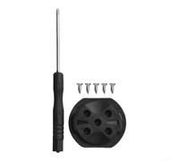 Belnotelt Support de vélo pour ordinateur de vélo - Support de siège mâle - Base adaptateur pour Garmin pour GPS Bryton - Pièces de réparation de vélo - Base fixe en plastique noir (base mâle)