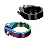 Belnotelt Tanke Collier de serrage pour tige de selle de vélo en alliage d'aluminium léger pour route et VTT, finition noire 28,6 mm