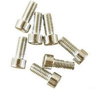 Belnotelt Vis hexagonales en acier inoxydable de 5 mm, pour porte-bouteille d'eau de vélo et porte-bagages arrière, boulon argenté de 16 mm de long, nécessite une clé hexagonale de 4 mm, outil de vélo
