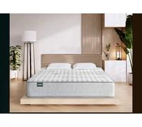 beloBed Airluxe - Matelas 90x190 cm epaisseur 28 cm cm,avec mousse à mémoire de forme,fermeté moyenne,Noyau en mousse HR,Hiver et