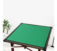 BeLongsYou Tapis de Mahjong, Tapis de Table de Jeux de société antidérapant Tapis de Protection de Table Carrelage Coussin de Jeu de carrelage Universel,Green b,100x100cm
