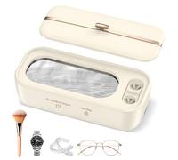 BelonLink Nettoyeur Ultrasons, 48000Hz Nettoyeur Ultrasons Lunettes Professionnel, 350mL Nettoyeur Ultrason Bijoux, pour Lentilles de Contact, Prothèses Dentaires, Bagues, Montre, Monnaie, Rasoirs