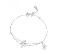 Belons Bracelet pour femme - Motif fleurs - En argent sterling 925 - Pour fille