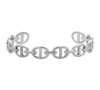 Beloved Bracelet femme en acier avec ouverture, semi-rigide - taille réglable - Finitions tressées - Bracelet idée cadeau, small, Acier inoxydable