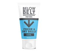 Below The Belt Fresh & Dry Balls Anti Chafe Deodorant Gel Cool 75ml | Anti-Chafing and Deodorant Gel for Men. Long Lasting Odour and Sweat Protection. Quick Dry Formula with a cool scent.