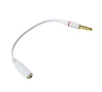 BELOWSYALER Adaptateur audio CTIA vers OMTP mâle vers femelle pour ordinateur portable, téléphone, tablette, écouteurs, microphone, câble d'extension pour casque audio mâle vers femelle