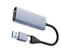 BELOWSYALER Adaptateur de streaming vidéo avec interfaces USB C sans transmission de latence pour production de contenu dynamique Plug and Play enregistreurs vidéo