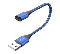BELOWSYALER Adaptateur USB 2.0 mâle vers connecteur femelle de type C 480 Mbps synchronisation de données pour ordinateur portable PC chargeur USB convertisseur d'extension
