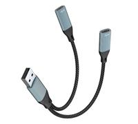 BELOWSYALER Adaptateur USB 3/2 en 1 mâle vers 2/3 ports de type C femelle multifonction pour téléphone portable mâle vers répartiteur de type C femelle