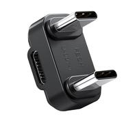 BELOWSYALER Adaptateur USB C en forme de U pour chargement simultané de smartphone et ordinateur portable et transmission de données 480 Mbps