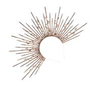 BELOWSYALER Bandeau de cheveux artistique punk unique pour adultes avec serre-tête métallique et serpent pour cosplay confortable gothique