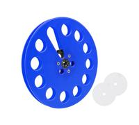 BELOWSYALER Bobine à bobine de rechange multi-trous de 17,8 cm avec 2 tampons, ruban vide pour installation d'enregistreur, utilisation quotidienne, ouverture du moyeu à deux coussinets