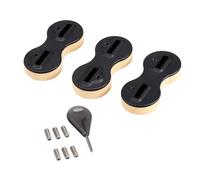 BELOWSYALER Boîte à ailerons de surf avec 8 formes de tasse pour planche de surf, paddleboard, longboards, accessoires pour palmes, longboard