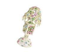 BELOWSYALER Boîte à bijoux artistique peinte à la main - Texture métallique - Convient pour une petite organisation - Accessoire facile à nettoyer