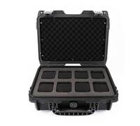 BELOWSYALER Boîte à montres portable 2/8/12/20 emplacements pour montres - Résistante aux chocs - Valise étanche - Accessoires