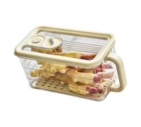 BELOWSYALER Boîte de conservation alimentaire empilable avec couvercle transparent et poignée pour légumes, pain