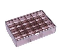 BELOWSYALER Boîte de rangement en acrylique à 30 compartiments pour bijoux, maquillage, cosmétiques