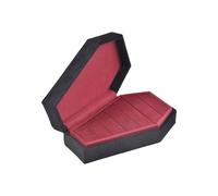 BELOWSYALER Boîtes de Rangement,boîte à Bijoux Gothique en Forme de Cercueil,Anneaux en Velours élégants,boîte Ras du Cou,Organisateur de Bijoux d'halloween,décorations pour Filles