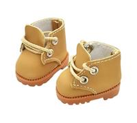 BELOWSYALER Bottines à lacets tendance pour poupée de 17 cm Anime Figure Poupée PU Chaussure pour Poupée en peluche Décoration Figurine Accessoires de poupée