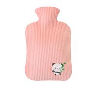 BELOWSYALER Bouillotte épaissie dessin animé chauffe-mains en peluche hiver bouillotte fille poche main et pied remplissage d'eau chaude soins personnels soulagement de la douleur
