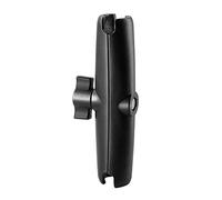 BELOWSYALER Bras en alliage d'aluminium de 15 cm à double prise avec base sphérique de 2,5 cm pour extension de caméra de moto avec adaptateur de caméra d'action