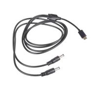 BELOWSYALER Câble d'alimentation USB C vers deux adaptateurs d'alimentation 5,5 x 2,5 mm 5 V 3 A pour routeurs, haut-parleurs, bandes LED, routeurs, cordon d'alimentation 1 m