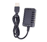 BELOWSYALER Câble de batterie 7,4 V 1 A pour quadricoptère FPV Drone Pièces 2 en 1 1000 mAh X 2 XH-3P Plug