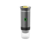 BELOWSYALER Cafetière à expresso texture ABS pour caplet de café et poudre d'infusion portable pour voiture, maison et camping