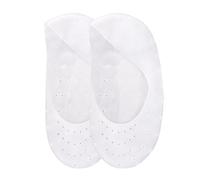 BELOWSYALER Chaussettes en gel hydratant empêchant le talon sec craquelé et les pieds fissurés Chaussettes antidérapantes pour hydrothérapie