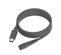 BELOWSYALER Cordon d'alimentation de type C DC5521 en PVC flexible pour charge efficace des appareils mobiles à la maison, cordon de charge léger de type C