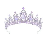 BELOWSYALER Couronne élégante en strass pour mariage, bal de fin d'année, fête, accessoires de coiffure