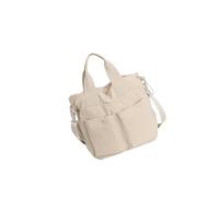 BELOWSYALER Élégant sac à bandoulière surdimensionné unisexe pour femmes et filles, sac à bandoulière pratique en nylon, sac à main de travail, sac de navetteur de grande capacité, beige, One Size
