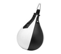 BELOWSYALER Entraîneur d'entraînement en forme de poire suspendu | Extérieur en polyuréthane, coutures lacées, sangle supérieure pour les exercices de coordination rythmique et vitesse