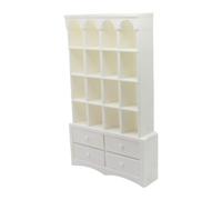 BELOWSYALER Étagère de rangement miniature pour maisons de poupées 1/12 - Accessoires pour chambre d'enfant - Accessoires de présentation de meubles