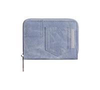 BELOWSYALER Everyday Essential Portefeuille intérieur spacieux pouvant contenir des cartes, des pièces de monnaie, organiseurs compacts avec poche à fermeture éclair Portefeuille de voyage léger, bleu